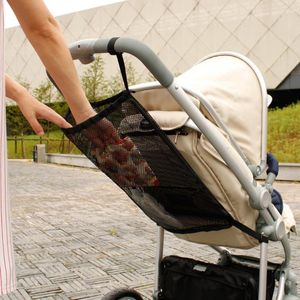 Barnvagnsdelar Tillbehör Stoller BAG Baby Net Pocket Infant Mesh Bottle Diaper Organizer Holder AccessoriesStroller