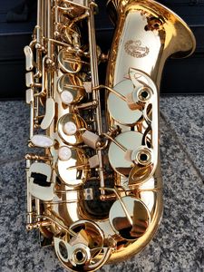 769 New Alto Eb Saxophone Brass Musical Instrument Gold Lacquer Sax With Case Mouthpiece