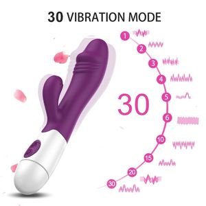Zabawki seksu masażer królik Vibator dla kobiet łechtaczki potężne ciche pary dildo wodoodporne 30 stymulatorów prędkości gabine
