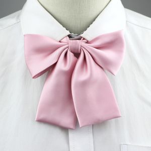 Färgglada kvinnors skjortor Bowtie Ladies Girl Wedding Party Bowknot Pink Bule Black Classic Butterfly Knot Suits Accessories