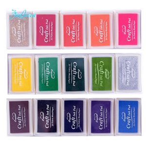 Creative 25 Multi color BIG Ink pad DIY In Rubber Self Inking Roller Stamps stationery Album for scrapbooking Paper decoration 220610