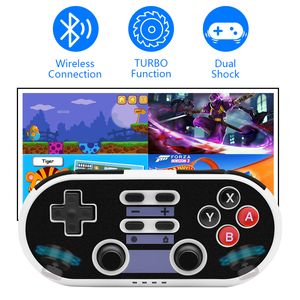 Wireless gamepad mini retro bluetooth compatible game joystick remote control for Nintendo Switch /PC/PS3/Android NS02
