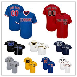 Jerseys de béisbol de diseño DIY personalizado, uniformes de equipo para hombre, número de letras personalizadas cosidas, amarillo, negro, blanco, regalo, Jersey