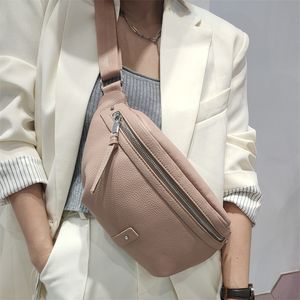 ブリッグスデザイン高品質の女性本革のクロスボディウエストバッグレディースベルトバッグパックファッション旅行胸ハンドバッグ財布220813