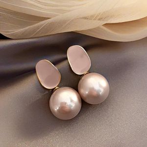 Dangle & Chandelier Big Pearl Drop Earrings For Women Hyperbole Accessories Fashion Party Wedding Jewelry GiftsDangle