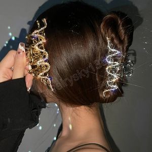 Woman Novelty Irregular Clamps Hairpins Metal Silver Hair Claws Barrettes Women Hair Accessories Hair Clips Hairgrip