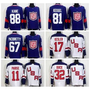 CEOWORLD CUP 2016 Equipe EUA Jerseys US 11 Zach Parise 88 Patrick Kane 81 Phil Kessel 32 Jonathan Quick 67 Max Pacioretty 17 Ryan Kesler