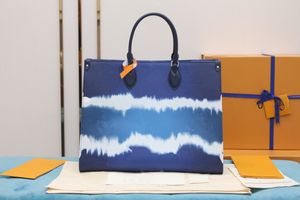 2021 Nowa wiosenna najwyższa jakość Onthego Mm Tote Bag Fashion Classic torebki torebki dla kobiet z woreczką portfel Woman Beach na ramię