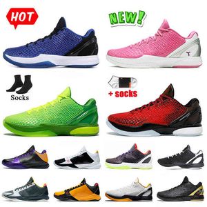 Låg Protro 6 5 Mens Outdoor Shoes 5s 6s Protros Mambacita Challenge Red All-Star Grinch Pink BHM Playoff Pack White Del Sol Chaos Eybl