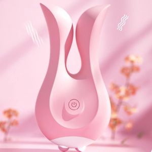 Söt kanin inuti och utanför dubbel vibration sexig vibrerande ägg vibrator laddar bröstklipp kvinnlig onanator sexiga förnödenheter