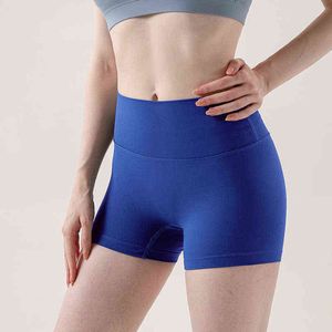 Hög midja Shorts Women Gym Push Up Workout Fitness Pants Biker Yoga Legging Sport Femme J220706
