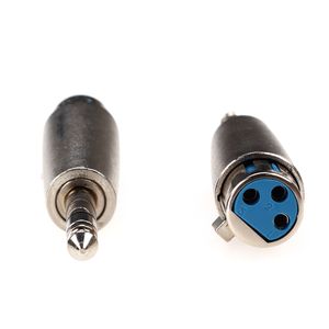 6.35mm hankontakt till 3 -stift XLR Kvinnlig socket -ljudadaptrar Mikrofonkontakt