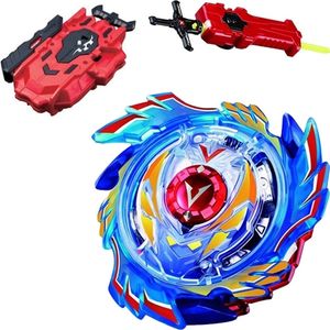 God Valkyrie / Genesis Valtryek Spinning Top Burst STARTER con Launcher B-73 LR RED Launcher e Sword Launcher LJ201216