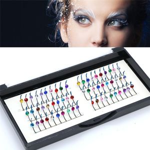 Newest individual eyelash extensions Mix Colorful False lashes Fancy Diamond Shiny Eye Lashes For Makeup