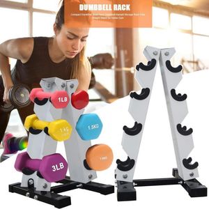 Tillbehör A-Frame Dumbbell Rack Storage Stativ Praktisk Används För Hem Gym Daglig träning
