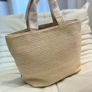 Summer Beach Bags Woven Handbag Comes Women luxurys Fashion Designers Bags Female clutch Classic High Quality Girl Handbags cm