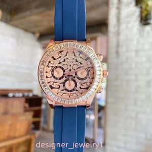 Orologio da donna da uomo, movimento al quarzo originale importato, cinturino in caucciù di vetro minerale super resistente