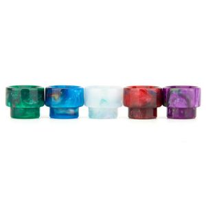 Colorful 810 Resin Drip Tips Wide Bore Mouthpiece Mouth Fit Goon 528 Kennedy 24 Battle Apocalypse RDA Atomizer Vaporizer