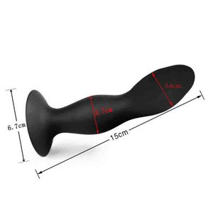 Sex Vibrators Wireless Remote Dildo Vibrator For Men Anal Plug Prostate Massager Suction Cup Stimulator Adult Toys Man Masturbator 1125