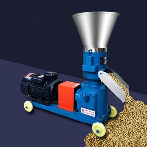 Livsmedelsprocessorer Pellet Machine Feed Granulator 100-150 kg/h våt och torrt att göra djurodlingsprocessor 220V/380VFood