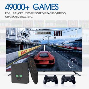 Wholesale video games media resale online - Beelink TV Box Super Console X King Retro Video Game Console For PS1 DC N64 PSP GG Games Player With Wifi K Media Player H220426