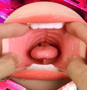 Massager Vibrator Sex zabawki penis kutas samosączny prawdziwy głos elektryczny samolot kubek masturbacja seksowna zabawka silikonowe cipki oral seks pochwę dla mężczyzn w