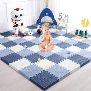 Mattor Utbildningsleksaker Kids Soft Floor Golde Mat Chain Fitness Brick Gym Carpet 30cm Baby Foam Crawling Children