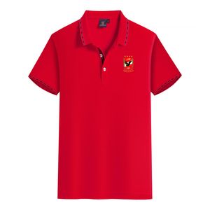 EL AHLY HERS SUMMER LEASURE HIGH-END Combed Cotton T-Shirt Professional Short Sleeve Lapel Shirt