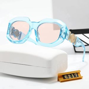 Versage Sunglass designer sunglasses mens fashion sunglasses Small Frame Classic Vintage Mirror Clear Goggles white case lunette luxury designer glasses