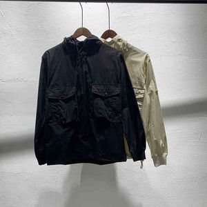 2022春秋の古典的なデザインフード付きジャケットゴーストパッチ刺繍ジャケット男性女性プルオーバーコート