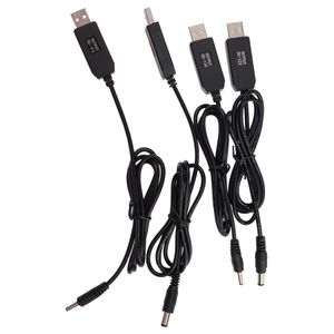 Cables De Corriente Continua De 12v al por mayor-Cables de refuerzo de potencia de carga USB DC V a V V x5 mm x3 mm Paso hacia arriba Adaptador de cable Línea