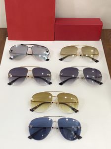 Män solglasögon för kvinnor Senaste säljande mode solglasögon Mens solglasögon Gafas de Sol Top Quality Glass UV400 -objektiv med slumpmässig matchningslåda 0065