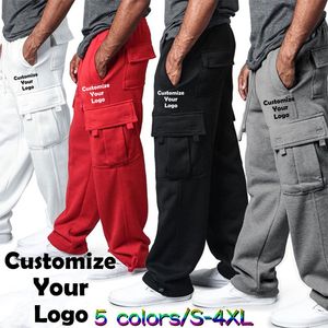 Custom Father's Day gift Men's Fashion Casual Sweatpants Soft Sports Pants Jogging Pants Fashion Running Trousers Loose Long 220613