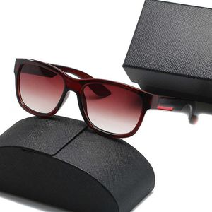 Designer Sunglasses For Men Women Brown Pilot Sun Glasses UV400 Eyewear Metal P-Shape Frame Lens Fashion Driving Goggle Sunglass Red Frames