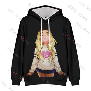 Erkek Hoodies Tişörtü Rebekah Wing Merch Beki Kabarık 3D Hoodie Uzun Kollu Kadın Erkek Streetwear Çocuklar Kawaii Y2K Tops GiysileriMen'