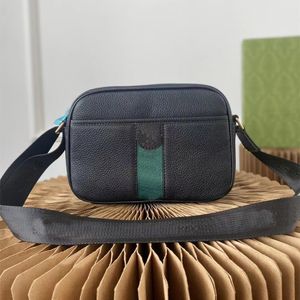 Bolsas de ombro masculinas Men Bolsa de couro genu￭na de luxo com marca de designer estampada em relevo Bolsas de alta qualidade para designers de garanh￣o