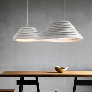 Nordic Minimalist Creative Wabi-Sabi Led Pendant Lamps Lustre Restaurant Bar Cafe Dinning Room Home Decor Hanging Light Fixture