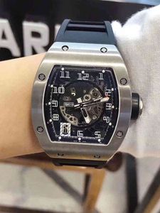 uxury watch Date Luxury Mens Mechanical Watch Richa Milles Business Leisure Rm010 Automatic Fine Steel Case Tape Trend Swiss Movement Wristwatches