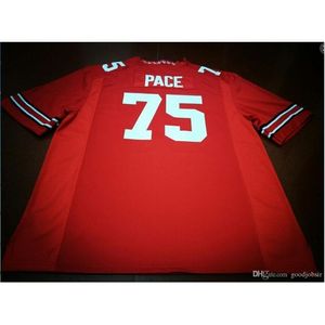 Chen37 Benutzerdefinierte Männer Jugend Frauen #75 Orlando Pace Ohio State Buckeyes Fußballtrikot Größe S-5XL oder benutzerdefiniertes Trikot mit beliebigem Namen oder Nummer