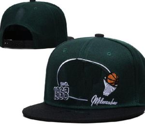 American Basketball MIL Snapback Hats 32 Drużyny Casquette Sports Hat Regulowal Cap A3