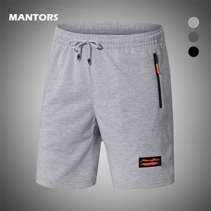 Summer Shorts for Men Sport Bermuda Casual Gym Sweatpants Drawstring Short Pants With Zipper Pockets 220621
