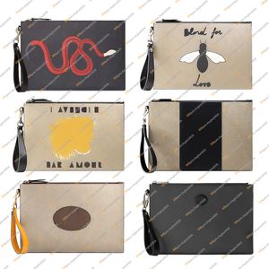 Unisex Designer Fashion Casual Neo Vintage Clutch Bags Toiletry Bag TOTES High Quality TOP 5A Cosmetic Bags Handbag Wallet 473956 473904