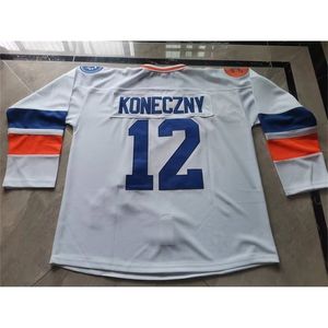 C2604 Uf Custom Hockey Jersey Uomo Youth Women Vintage Thunderbirds NLL Halifax Austin Shanks Chet Koneczny High School Taglia S-6XL o qualsiasi nome e numero di maglia