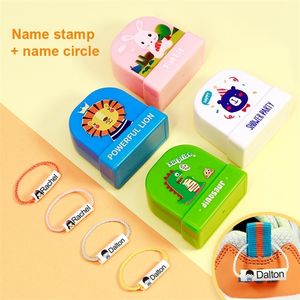 Childrens Seal Stamp Toy Baby Student Clothes Chapter Custom School Name Word Waterproof Wash Not Faded Sello Personalizado 220712