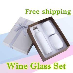 White Wine Glasses Sets ml oz Sublimation Cola Bottles Stainless Steel Vacuum Insulated Mug oz Egg Cups Lids Tumbler Gifts Box sets carton B6