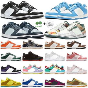 2022 low Running shoes Men Women Black White UNC Chunky Syracuse Chicago Kentucky Shadow Mens Walking Outdoor Sports Trainers Sneakers Eur
