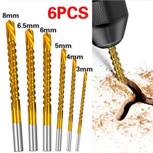 6/3 Pcs Cobalt Drill Bit Set Spiral Screw Metric Composite Tap Tap Twist for Cutting Drilling Polishing