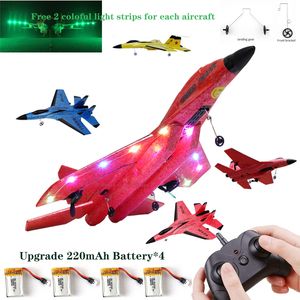 SU 35 RC Remote Plane Aliante Apertura alare Radiocomando Droni Aerei RTF UAV Natale Regalo per bambini Assemblato Modello volante Giocattoli gx 220713