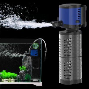 220V Silent Internal rium Filter Sunsun Sommergibile Fish Tank Acqua Ossigeno Maker Sponge Pump 5142035W Y200917