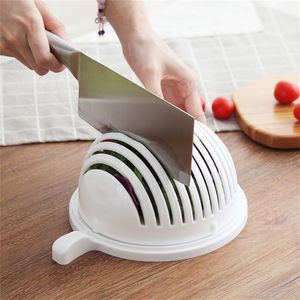 Wonderlife Para Ensalada de Frutas Para El Hogar Cuenco Multifuncional Para Cortar Frutas Y Verduras Accesorios Cocina Kitchen 210319